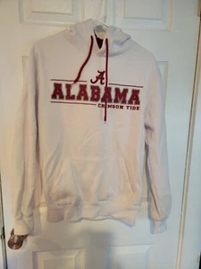 Alabama Crimson Tide Hoodie Sweater Small White Red Logo Team Wear Streetwear - Picture 1 of 3