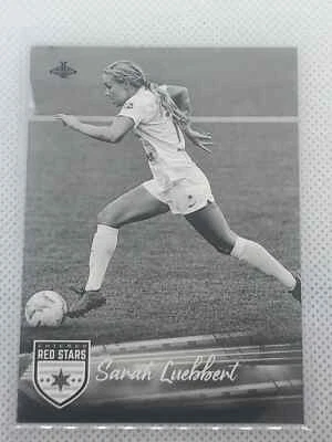 2021 Parkside NWSL #95 Sarah Luebbert Chicago Red Stars Black & White /700 Fresh - Image 1 of 2