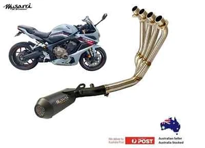 Honda CBR 650R 2024-2025 Musarri Black GP Street Series Full System exhaust - Picture 1 of 10