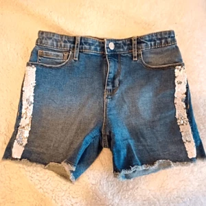 Gap stretch midi shorts with sequin girl size 14 - Picture 1 of 6
