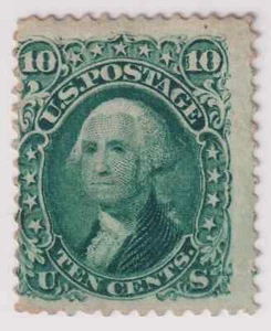 US Scott #68 President George Washington 10c Stamp, Mint NG. CV $375 - Picture 1 of 2