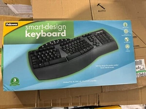 Fellowes 59501 split Natural Keyboard Ergonomic PS/2 Keyboard New Open Box - Picture 1 of 5