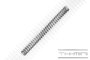 Resorte de presión 2,5 mm aplicado 18x181 mm 32,8 kg espiral acero inoxidable metal - Imagen 1 de 1