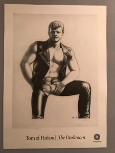 Tom Of Finland "The Darkroom" Poster 20 x 28 "California '84" 1984 - Picture 1 of 4