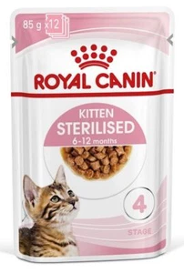 ROYAL CANIN KITTEN Sterilised Kittenfutter für kastrierte Kätzchen 24x 85 g - Bild 1 von 1