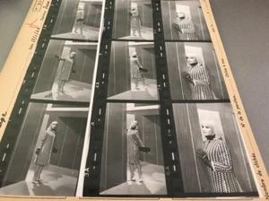 ESTELLA BLAIN (« L’Echarpe ») : PLANCHE CONTACT ORIGINALE DE 1966 - Imagen 1 de 1