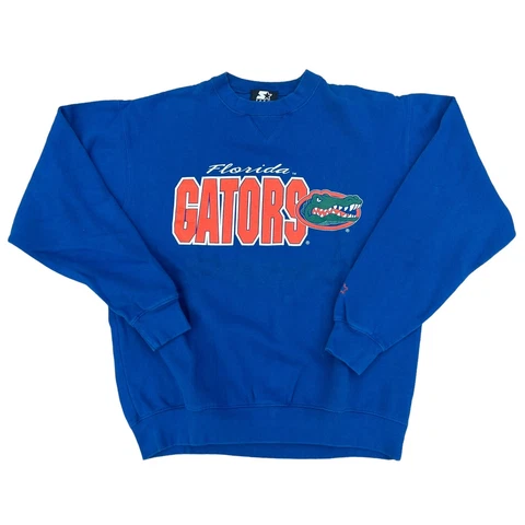 Vintage Florida Gators Starter Graphic Sweatshirt Crewneck Size M 90s NCAA Cover