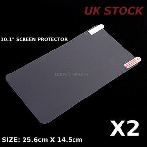 2x 10.1 INCH SCREEN PROTECTOR ALLWINNER MEDIATEK ROCKCHIP ANDROID TABLET PC