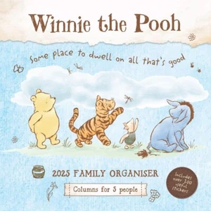 2025 Calendar Disney Winnie The Pooh Month to View Family Organiser Calendar - Imagen 1 de 8
