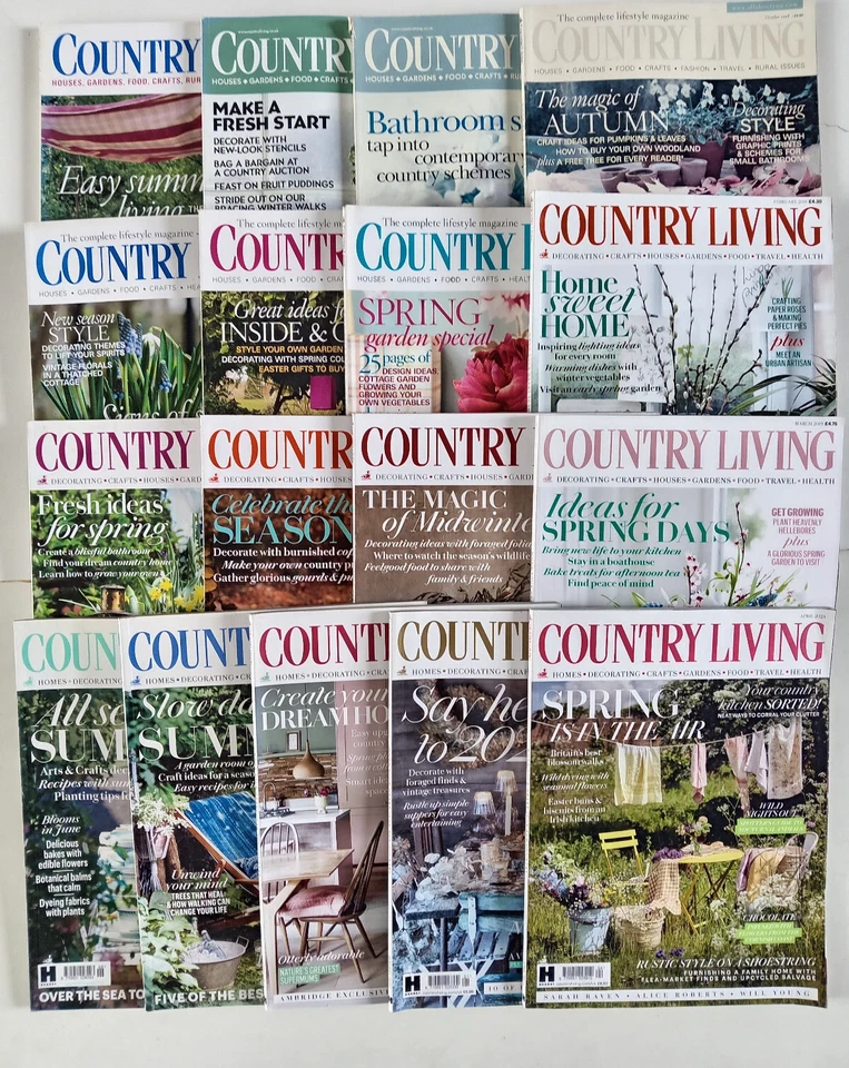 Country Living Magazine July 2002 - April 2024 CHOOSE ANY ISSUE Foto 1 de 1