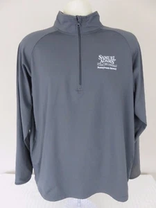 Chaqueta Pullover Sport Tek Para Hombre Gris Samuel Adams 1/3 Cremallera Frontal Manga Larga L - Imagen 1 de 8