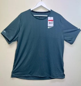 Nike DRI FIT Miler T-Shirt / Reflective -Sizes S/M/L/ Petrol DQ1834-387 (A88) - Picture 1 of 3