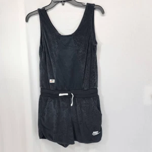 Nike Size Large Terry Cloth Jumper Shorts Black Youth - Picture 1 of 7