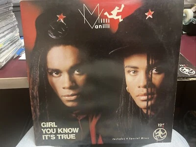 Milli Vanilli Girl You Know It’s True Magic Touch 12" 1988 Arista 19780 - Image 1 of 2