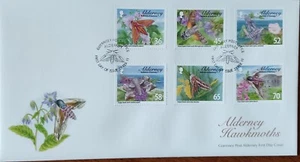2011 - Guernsey/Alderney Hawkmoths First Day Cover - Picture 1 of 1