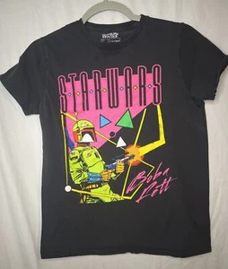 Star Wars Boba Fett Neón Estilo Años 80 Rosa Caliente Quinto Sol Unisex Talla Pequeña - Imagen 1 de 4