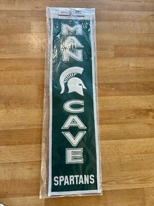 Michigan State Spartans Banner 8x32 Wool Man Cave by winning streak - Picture 1 of 1