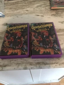 2 GOOSEBUMPS VHS W/CASE Night Of The Living Dummy 3 By RL STINE 90s - Picture 1 of 6
