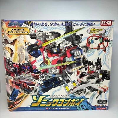 Takara Sonic Convoy Special Color Version EX-0 Transformers Galaxy Force Toy - Image 1 of 4