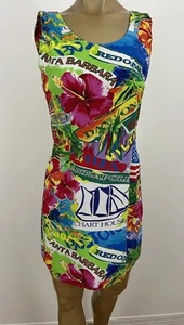 Mini vestido corto vintage Jams World para mujer 7 viajes playa vacaciones tropicales - Imagen 1 de 11