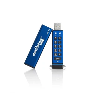 iStorage datAshur PRO 256-bit 8GB USB 3.0 secure encrypted flash drive IS-FL-DA3 - Photo 1/1