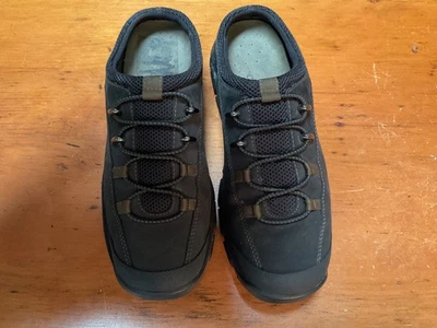 Cole Haan Nikeair Mujer Talla 7b Senderismo Slip On Mules en Cuero Negro Foto 1 de 4