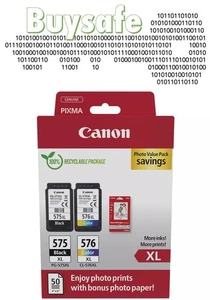 Canon PG-575XL / CL-576XL Original Tintenpatronen mit hoher Reichweite, 2er Pack (1 x Schwarz - Bild 1 von 1