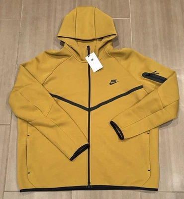 Chaqueta Nike Tech Fleece Windrunner Ocre HV0949-352 Para hombres XXL NUEVA CON ETIQUETAS Foto 1 de 4