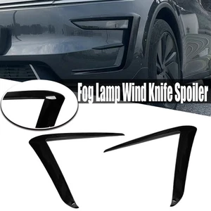 Car Front Bumper Side Air Vent Fog Light Trim For Tesla Model Y Juniper 2025+ - Picture 1 of 12