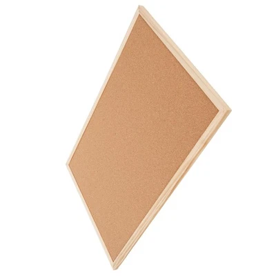 Cork Board 40x60cm Double Sided Wooden Frame Cork Bulletin Board For Office Scho - Image 1 of 4