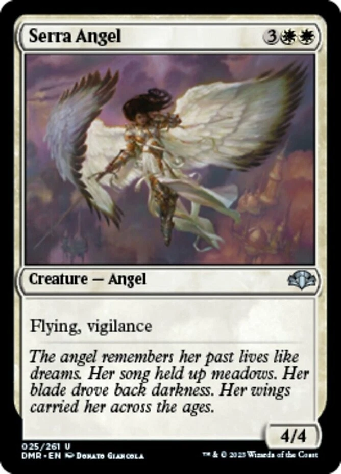 x1 Serra Angel - Dominaria Remastered - NM - MTG - Image 1 of 1