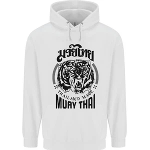 Muay Thai Fighter Warrior MMA Martial Arts Childrens Kids Hoodie - Picture 1 of 35