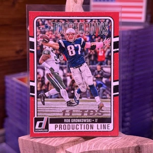 2016 Donruss Rob Gronkowski #10 Production Line - Picture 1 of 2