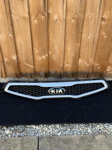 KIA PICANTO FRONT BUMPER Upper Grill 5dr 2011 to 2013 5 Door GENUINE 86351-1Y000 - Picture 1 of 5