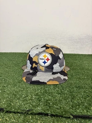 Pittsburgh Steelers Sombrero Gorra Snap Back Amarillo Negro Camuflaje Nueva Era 9fifty Hombres 4 Foto 1 de 4