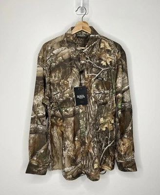NWT Von Dutch Originals Camouflage Button Down Shirt Mens XL Stretch Y2K Retro - Image 1 of 4