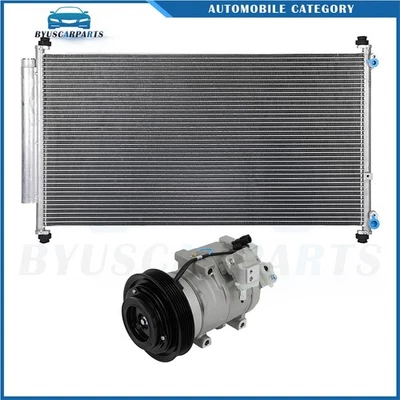 AC Condenser & AC Compressor Cooling Kit 2008-2010 For Honda Odyssey - Image 1 of 4