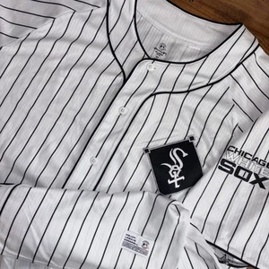Chicago White Sox Jersey Men 2XL Pinstripe Cooperstown Collection Dynasty NWOT - Picture 1 of 8