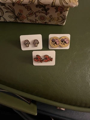 Pendientes de madera artesanales Foto 1 de 4