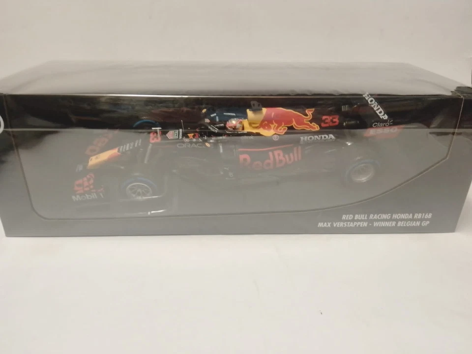 1 18 MINICHAMPS Red Bull Rb16B Verstappen Winner Belgian F1 Gp WC 2021 110211333