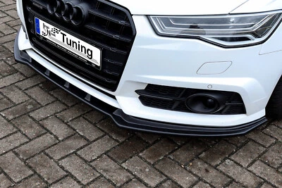 Sonderaktion Spoilerschwert Frontspoiler V2 aus ABS für Audi A6 S6 C7 4G S-Line - Bild 1 von 4