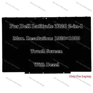 For Dell Latitude 7320 2-in-1 FHD 60Hz 13.3" Laptop LCD Screen Touch Assembly - Picture 1 of 9