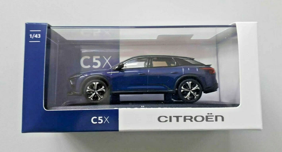 Original Citroen Modellauto C5 X 2021 Citroën Magnetic Blau AMC0191885 1:43 - Bild 1 von 1