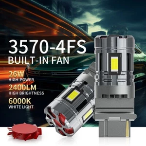 1~4x 7443 7440 3156 3157 1156 1157 LED Brake Tail Light/Parking White/Amber/Red - Foto 1 di 17