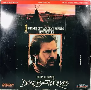 Dances With Wolves - LaserDisc 2 Disc Set LD - Kevin Costner - Digital Stereo - Picture 1 of 8