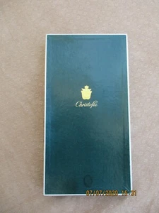 ANTIQUE FRENCH CHRISTOFLE VILLEROY WEDDING GIFT BOX OLD NEW STOCK SET 4 PIECES B - Picture 1 of 12