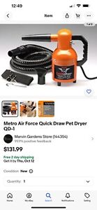 Metro Air Force Quick Draw Pet Dryer QD-1