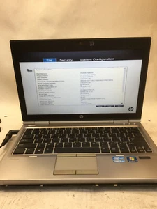 HP ELITEBOOK 2570P - BOOTS TO BIOS - INTEL I5 VPRO = NO RAM - READ DESCRIP - BB! - Picture 1 of 8