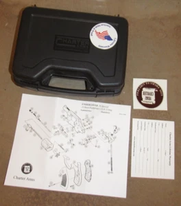 Charter Arms Undercover Revolver Hard Plastic Pistol Case Gun Box w/ Parts List - Picture 1 of 3