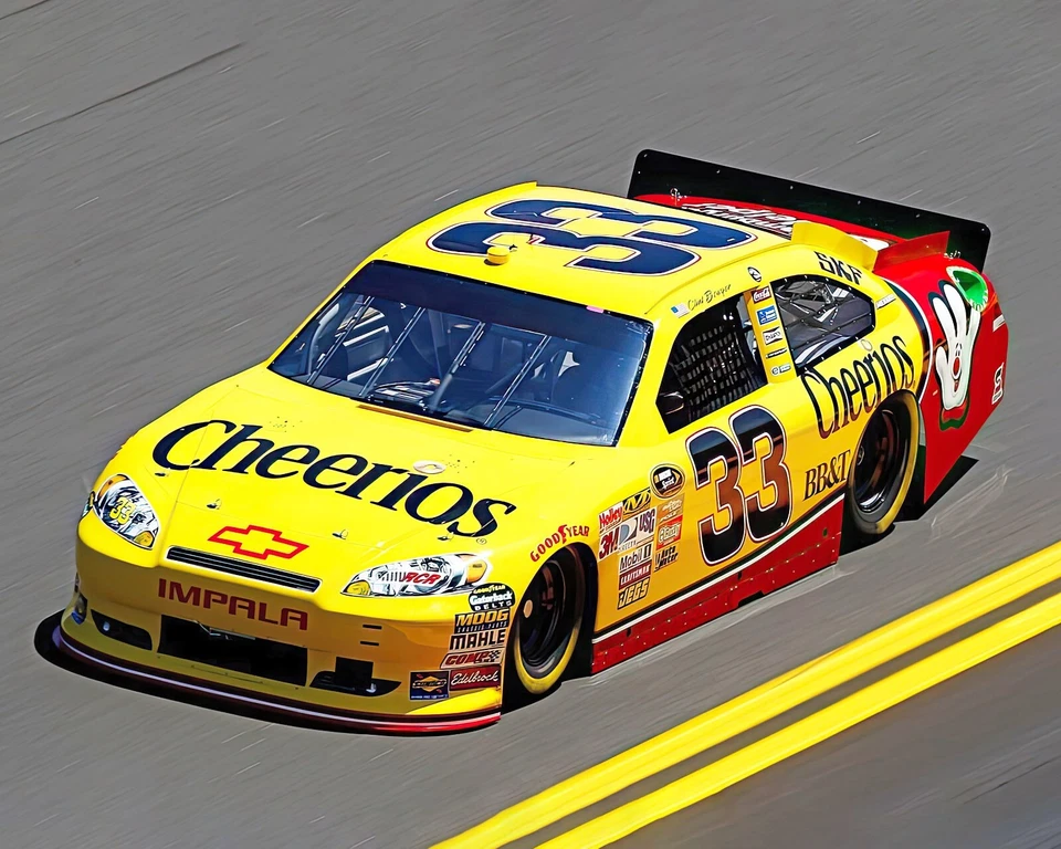 Impresión fotográfica brillante Clint Bowyer 2011 Daytona 500 NASCAR 8"X10" Foto 1 de 1